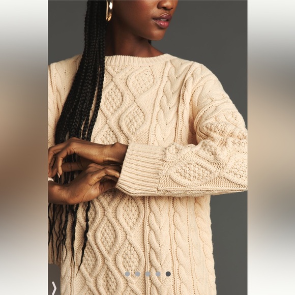 Anthropologie NWT Mare Mare Long-Sleeve Mini Jumper Dress size L. - Picture 5 of 8